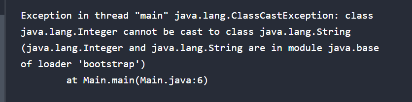 compareTo() ClassCastException