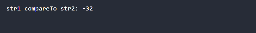 compareTo() With Case