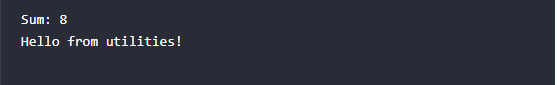 utilities