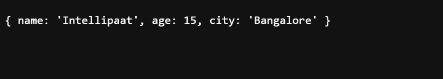 Creating JavaScript Objects - using object literals output