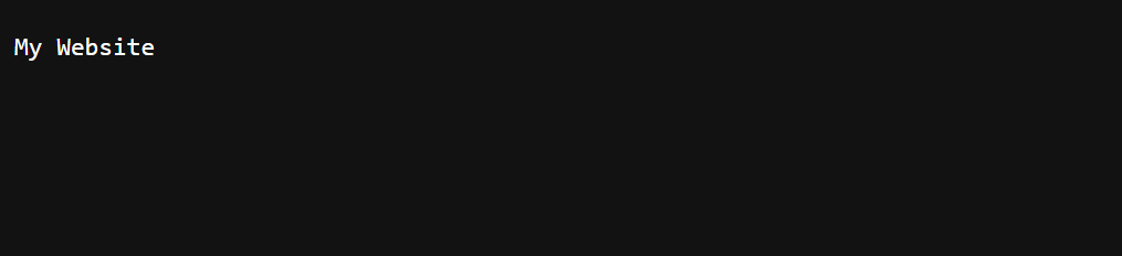 GLOBALS array output