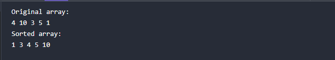 Heap Sort Code in C