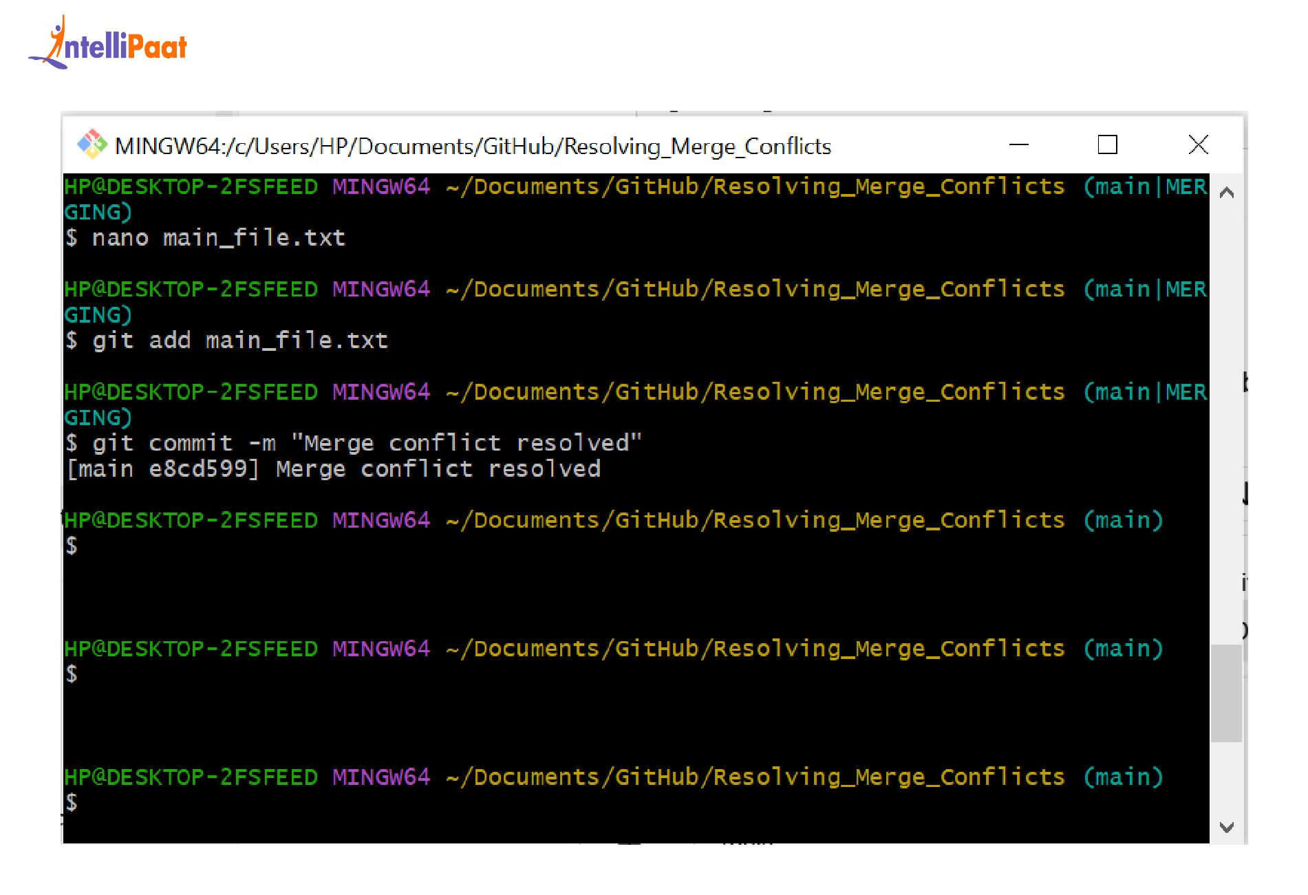 Step 4: Commit the changes