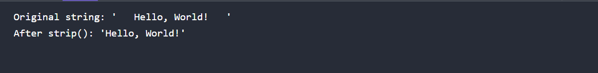 return value