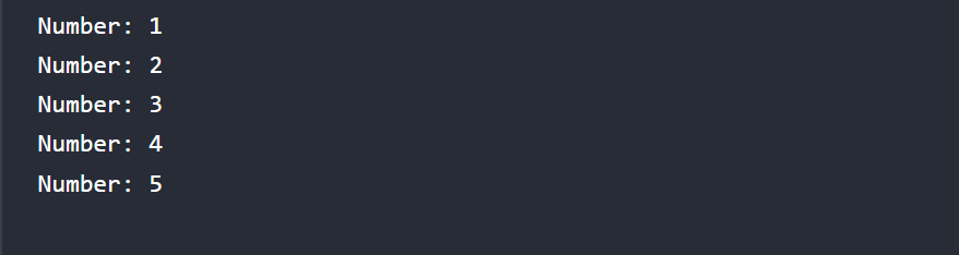 Basic Syntax Example: