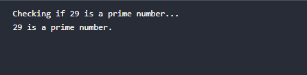 C++ program to check prime number
