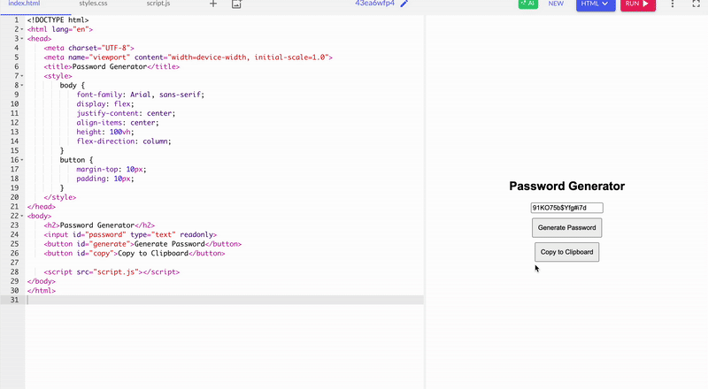 ChatGPT 4.0's response to the Coding prompt
