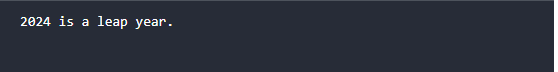 Check if a Year is a Leap Year in C