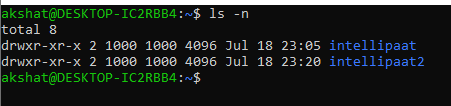  Display File UID and GID 