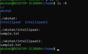 Display Files Recursively