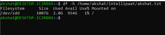 Display Information About a Specific File