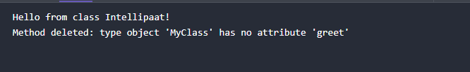 Dynamically Delete Class Methods

