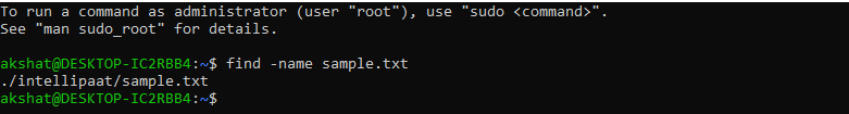 Find a Single File by Name