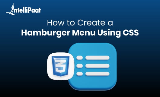 Hamburger Menu Using CSS blog image