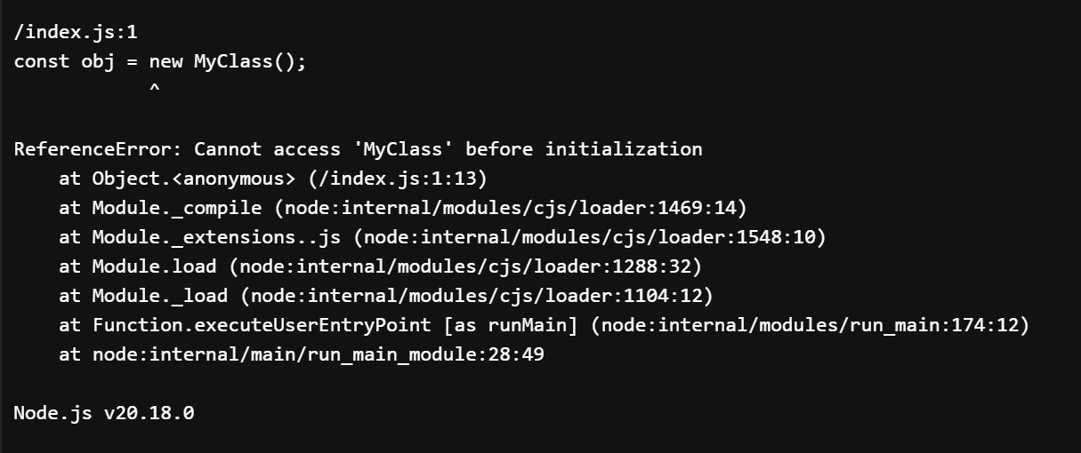Hoisting Behavior output