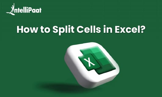 How to Split a Cell in Excel