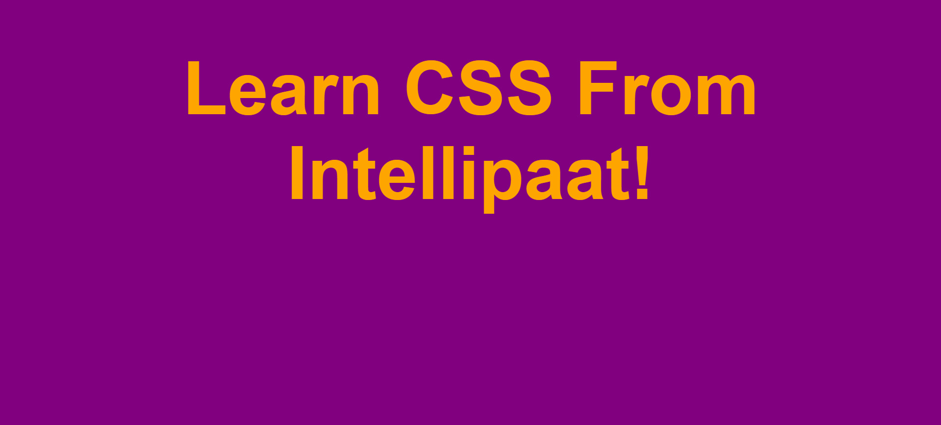 Inline CSS