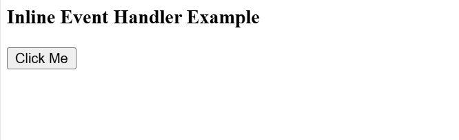 Inline Event Handler