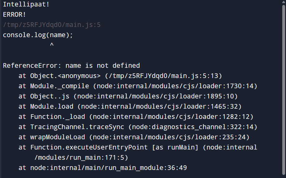 JavaScript let keyword