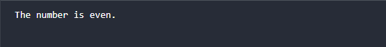 Number is Even in C