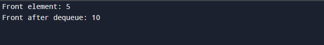 Queue ADT Example