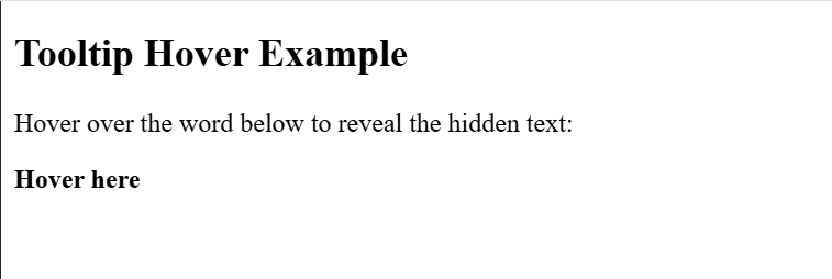 Reveal Hidden Element on Hover