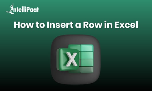 How to Insert a Row in Excel