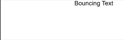 Bouncing Text