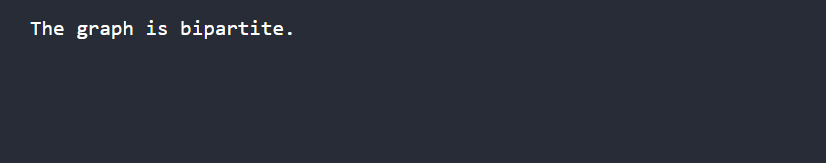output - Python implementation