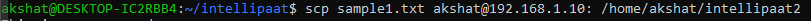  scp Command for Secure Remote Copying
