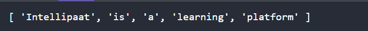 split() method