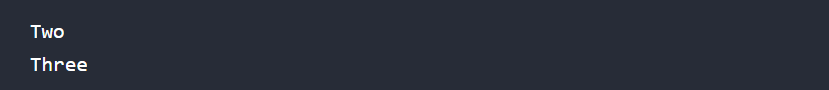 break keywords example