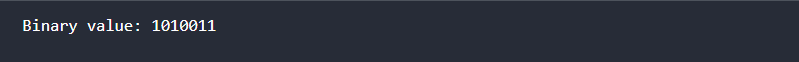 Using Built-in bin() and int() Functions