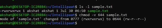 -v or --verbose