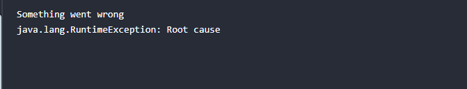 Exception Chaining & Custom Exceptions