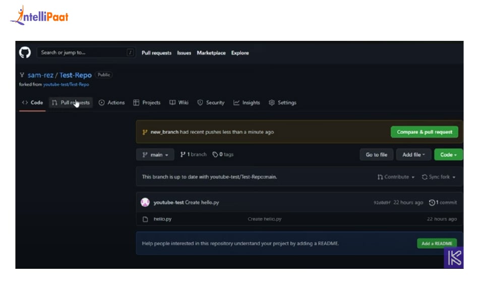 Open a Pull Request on GitHub