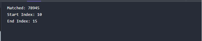 Regex Interface in Java