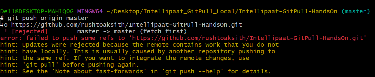 git push command