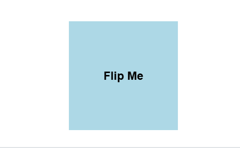Flip Card Effect