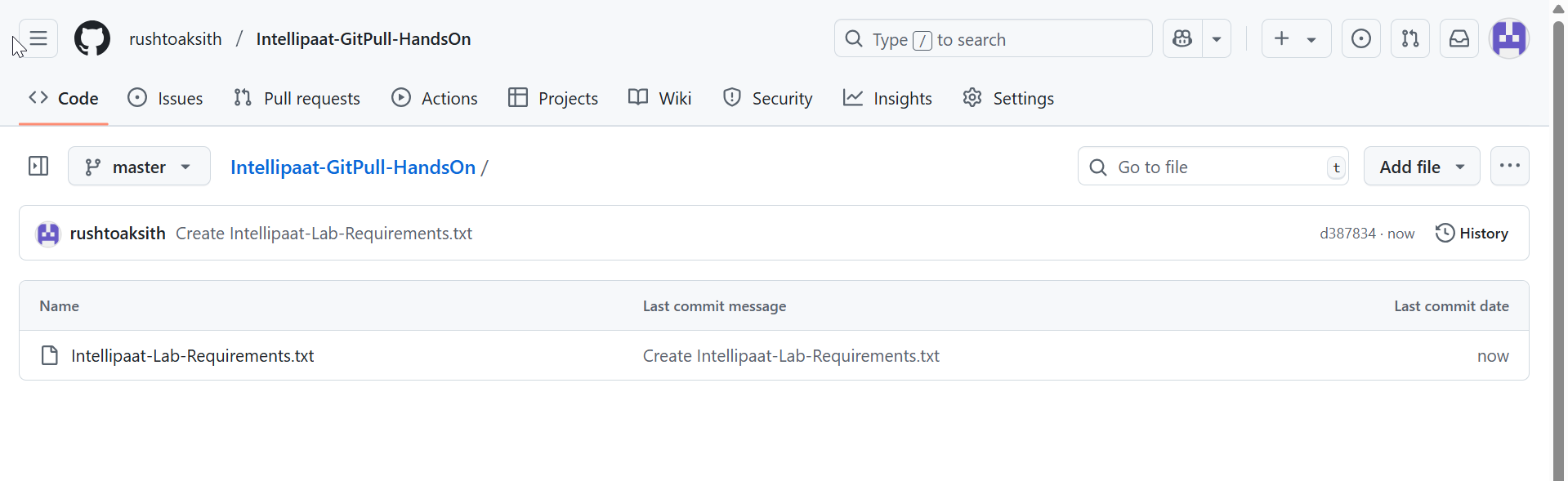 sync local with remote