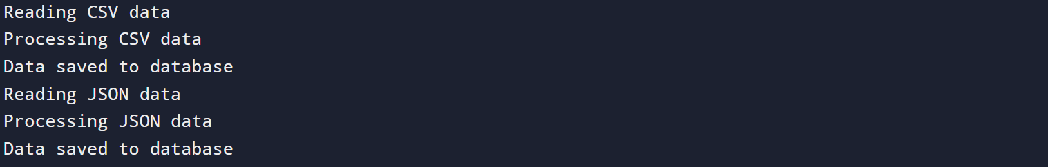 Template Method design pattern