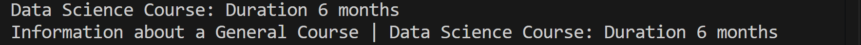  Accessing Parent Methods with super()