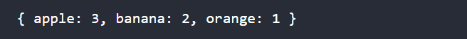 Counting occurences using reduce