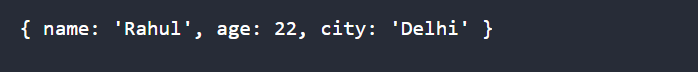 Merging Objects using Spread