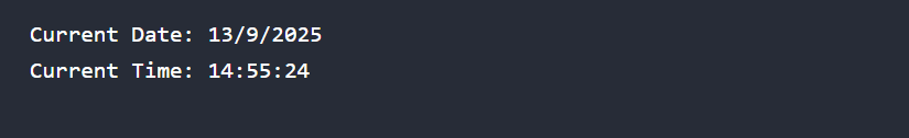 Method 2: Using the Calendar Class and get() Method