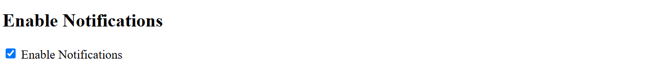 Adding a Default checked state