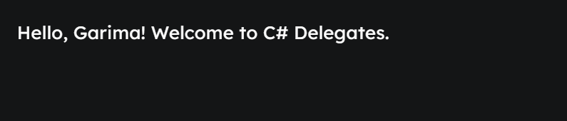 Anonymous Functions in C# Delegate