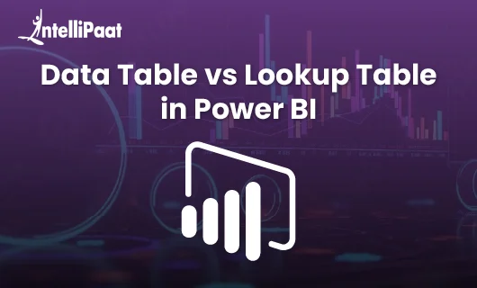 Blog image Data table vs lookup table power BI