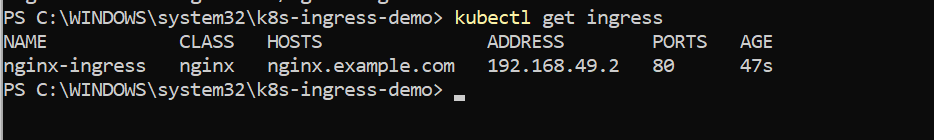 Ingress Manifest Verification