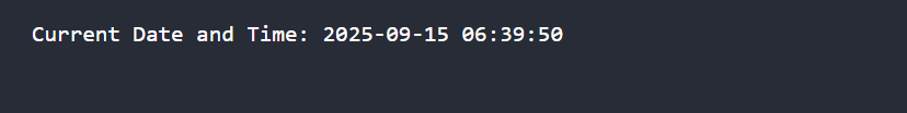 Method 6: Using java.time.LocalDateTime
